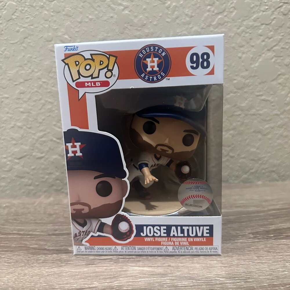 Funko Pop! MLB Jose Altuve Houston Astros Baseball Figure #98! - Picture 2 of 7